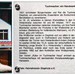 4 | Stele Nr. 4 - Tuchmacher: ein Handwerk in Diepholz