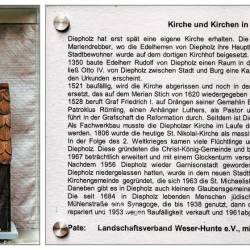 8 | Stele Nr. 8 - Kirche und Kirchen in Diepholz