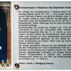 13 | Stele Nr. 13 - Schützenwesen in Diepholz- Das Diepholzer Schützenkorps