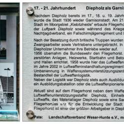 17 | Stele Nr. 17 - 17. bis 21. Jahrhundert Diepholz als Garnison - Fliegerhorst