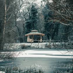 149 | Schutzhütte am Rathaus im Winter