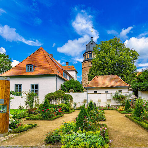 #2131 · Blick im Sommer auf den Rosengarten