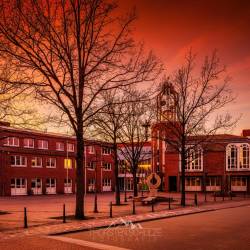 #1157 · Diepholzer Rathaus in der Abenddämmerung