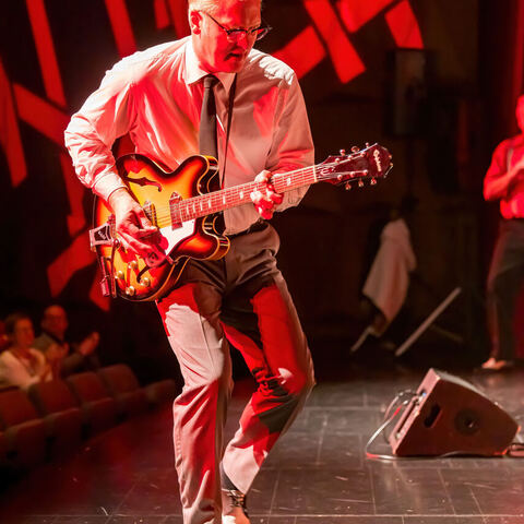 #2211 · Downbeat Benefizkonzert Dezember 2024 im Theater Diepholz - Downbeat sind Carsten Politzky, Rolf Langkamp, Jan Heyer und Thomas Wilker