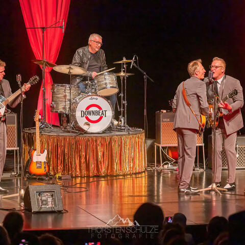 #2180 · Downbeat Benefizkonzert Dezember 2024 im Theater Diepholz - Downbeat sind Carsten Politzky, Rolf Langkamp, Jan Heyer und Thomas Wilker