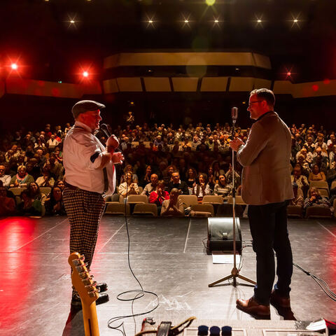 #2184 · Downbeat Benefizkonzert Dezember 2024 im Theater Diepholz - Downbeat sind Carsten Politzky, Rolf Langkamp, Jan Heyer und Thomas Wilker