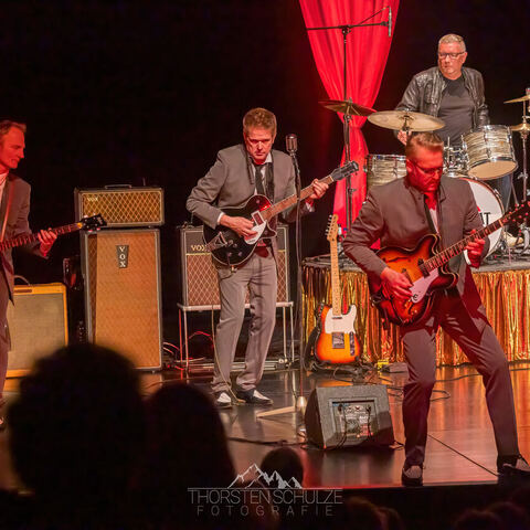 #2181 · Downbeat Benefizkonzert Dezember 2024 im Theater Diepholz - Downbeat sind Carsten Politzky, Rolf Langkamp, Jan Heyer und Thomas Wilker