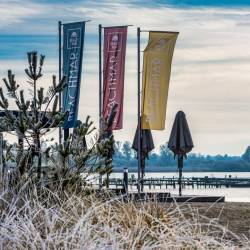 #165 · Dümmer im Winter - Beachmar Flaggen