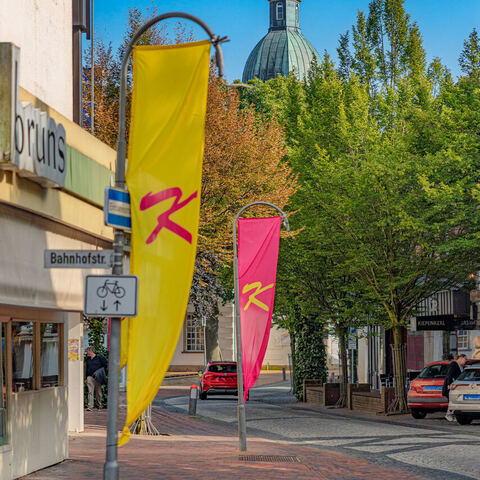 #2303 · Innenstadt mit der diesjährigen Kunst in der City