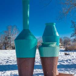 #182 · Skulturenpfad See-Sicht im Winter