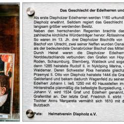 #1 · Stele Nr. 1 - Das Geschlecht der Edelherren und Grafen von Diepholz