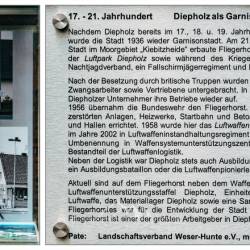 #17 · Stele Nr. 17 - 17. bis 21. Jahrhundert Diepholz als Garnison - Fliegerhorst