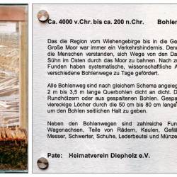 #30 · Stele Nr. 30 - Ca. 4000 v.Chr. bis ca. 200 n.Chr. Bohlenwege durch das Moor