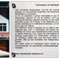 #4 · Stele Nr. 4 - Tuchmacher: ein Handwerk in Diepholz